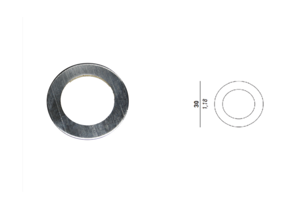 Rondella per Nottolino Collezione Nuda d.Ø 30mm varie finiture | Verum Italy - immagine 4
